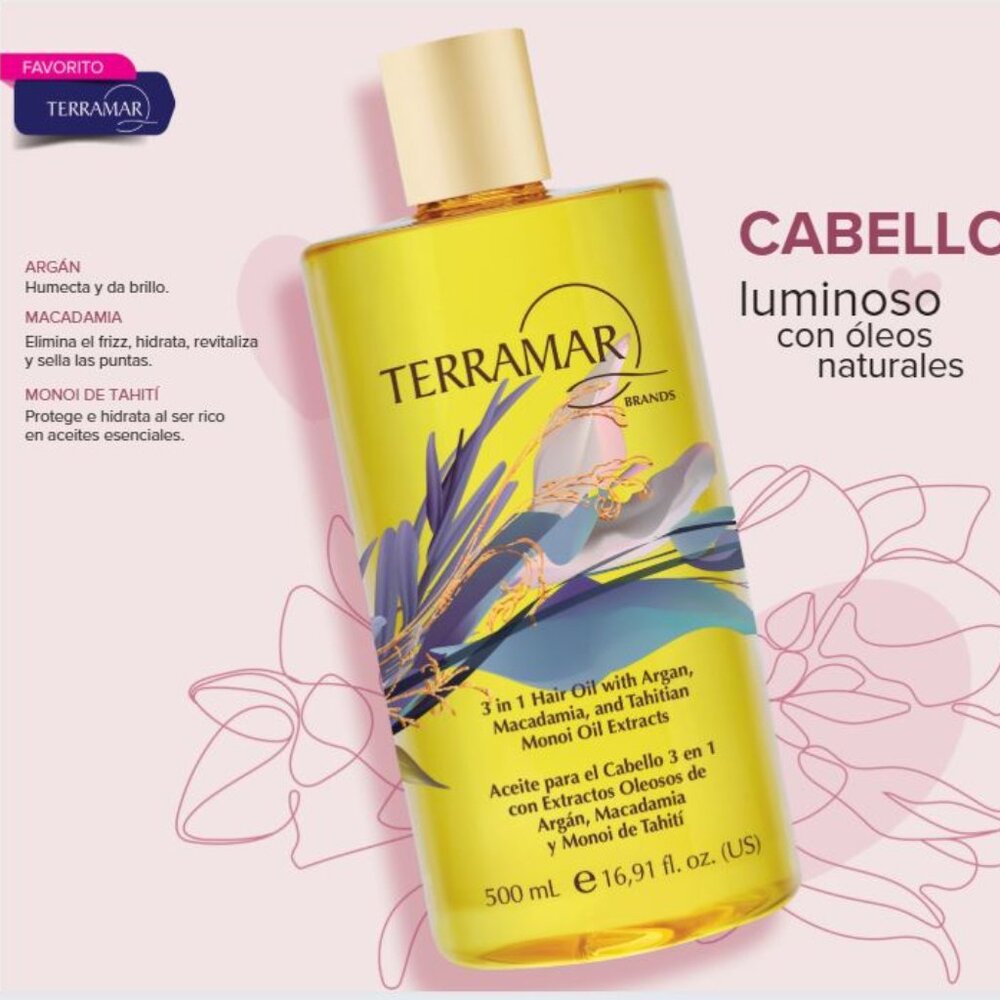 Aceite Tratamiento para el Cabello 3 en 1